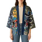 Personalized Gold Coast Titans ANZAC Kimono Indigenous Camouflage Poppy Memorial Soldier Spartan