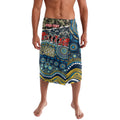 Personalized Gold Coast Titans ANZAC Lavalava Indigenous Camouflage Poppy Memorial Soldier Spartan