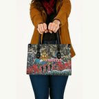 Personalized Gold Coast Titans ANZAC Leather Bag Indigenous Camouflage Poppy Memorial Soldier Spartan