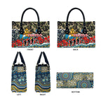 Personalized Gold Coast Titans ANZAC Leather Bag Indigenous Camouflage Poppy Memorial Soldier Spartan