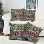 Personalized Gold Coast Titans ANZAC Pillow Cover Indigenous Camouflage Poppy Memorial Soldier Spartan