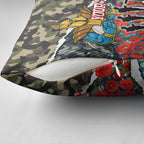 Personalized Gold Coast Titans ANZAC Pillow Cover Indigenous Camouflage Poppy Memorial Soldier Spartan