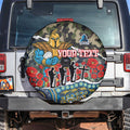 Personalized Gold Coast Titans ANZAC Spare Tire Cover Indigenous Camouflage Poppy Memorial Soldier Spartan