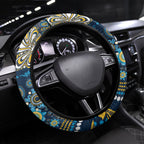 Gold Coast Titans ANZAC Steering Wheel Cover Indigenous Camouflage Poppy Memorial Soldier Spartan