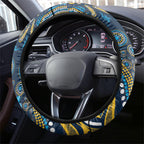 Gold Coast Titans ANZAC Steering Wheel Cover Indigenous Camouflage Poppy Memorial Soldier Spartan