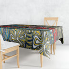 Personalized Gold Coast Titans ANZAC Tablecloth Indigenous Camouflage Poppy Memorial Soldier Spartan