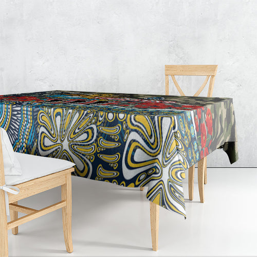 Personalized Gold Coast Titans ANZAC Tablecloth Indigenous Camouflage Poppy Memorial Soldier Spartan