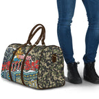 Personalized Gold Coast Titans ANZAC Travel Bag Indigenous Camouflage Poppy Memorial Soldier Spartan