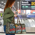 Personalized Gold Coast Titans ANZAC Travel Bag Indigenous Camouflage Poppy Memorial Soldier Spartan