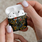 Personalized Penrith Panthers ANZAC AirPods Case Aboriginal Indigenous Poppy Panther Warrior