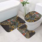 Personalized Penrith Panthers ANZAC Bathroom Set Aboriginal Indigenous Poppy Panther Warrior