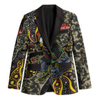 Personalized Penrith Panthers ANZAC Blazer Aboriginal Indigenous Poppy Panther Warrior