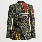 Personalized Penrith Panthers ANZAC Blazer Aboriginal Indigenous Poppy Panther Warrior