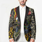 Personalized Penrith Panthers ANZAC Blazer Aboriginal Indigenous Poppy Panther Warrior