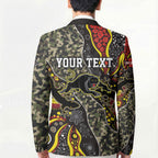 Personalized Penrith Panthers ANZAC Blazer Aboriginal Indigenous Poppy Panther Warrior