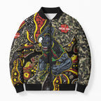 Personalized Penrith Panthers ANZAC Bomber Puffer Jacket Aboriginal Indigenous Poppy Panther Warrior