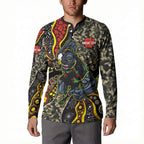 Personalized Penrith Panthers ANZAC Button Sweatshirt Aboriginal Indigenous Poppy Panther Warrior