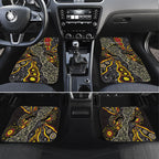 Personalized Penrith Panthers ANZAC Car Mats Aboriginal Indigenous Poppy Panther Warrior