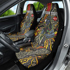Personalized Penrith Panthers ANZAC Car Seat Cover Aboriginal Indigenous Poppy Panther Warrior