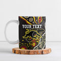 Personalized Penrith Panthers ANZAC Ceramic Mug Aboriginal Indigenous Poppy Panther Warrior