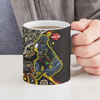 Personalized Penrith Panthers ANZAC Ceramic Mug Aboriginal Indigenous Poppy Panther Warrior