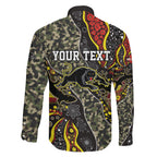 Personalized Penrith Panthers ANZAC Family Matching Mermaid Dress and Hawaiian Shirt Aboriginal Indigenous Poppy Panther Warrior