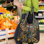 Personalized Penrith Panthers ANZAC Grocery Bag Aboriginal Indigenous Poppy Panther Warrior