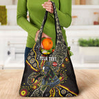 Personalized Penrith Panthers ANZAC Grocery Bag Aboriginal Indigenous Poppy Panther Warrior