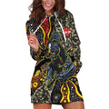 Personalized Penrith Panthers ANZAC Hoodie Dress Aboriginal Indigenous Poppy Panther Warrior