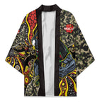Personalized Penrith Panthers ANZAC Kimono Aboriginal Indigenous Poppy Panther Warrior