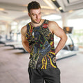 Personalized Penrith Panthers ANZAC Men Tank Top Aboriginal Indigenous Poppy Panther Warrior