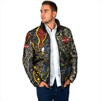 Personalized Penrith Panthers ANZAC Padded Jacket Aboriginal Indigenous Poppy Panther Warrior