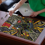 Personalized Penrith Panthers ANZAC Puzzle Aboriginal Indigenous Poppy Panther Warrior