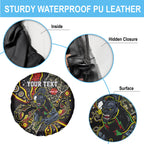 Personalized Penrith Panthers ANZAC Spare Tire Cover Aboriginal Indigenous Poppy Panther Warrior