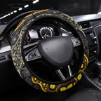 Penrith Panthers ANZAC Steering Wheel Cover Aboriginal Indigenous Poppy Panther Warrior