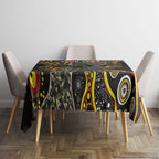 Personalized Penrith Panthers ANZAC Tablecloth Aboriginal Indigenous Poppy Panther Warrior