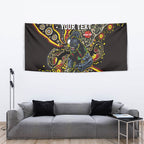 Personalized Penrith Panthers ANZAC Tapestry Aboriginal Indigenous Poppy Panther Warrior