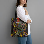 Personalized Penrith Panthers ANZAC Tote Bag Aboriginal Indigenous Poppy Panther Warrior