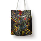 Personalized Penrith Panthers ANZAC Tote Bag Aboriginal Indigenous Poppy Panther Warrior