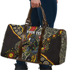 Personalized Penrith Panthers ANZAC Travel Bag Aboriginal Indigenous Poppy Panther Warrior