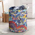 Western Bulldogs ANZAC Day Laundry Basket Aboriginal Dot Art Indigenous Australian Cultural