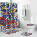 Western Bulldogs ANZAC Day Bathroom Set Aboriginal Dot Art Indigenous Australian Cultural