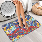Western Bulldogs ANZAC Day Bathroom Set Aboriginal Dot Art Indigenous Australian Cultural