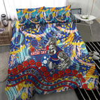Western Bulldogs ANZAC Day Bedding Set Aboriginal Dot Art Indigenous Australian Cultural