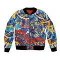 Western Bulldogs ANZAC Day Bomber Jacket Aboriginal Dot Art Indigenous Australian Cultural