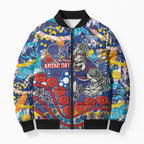 Western Bulldogs ANZAC Day Bomber Puffer Jacket Aboriginal Dot Art Indigenous Australian Cultural