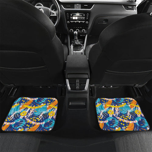Western Bulldogs ANZAC Day Car Mats Aboriginal Dot Art Indigenous Australian Cultural