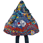 Western Bulldogs ANZAC Day Cloak Aboriginal Dot Art Indigenous Australian Cultural