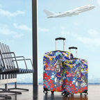 Western Bulldogs ANZAC Day Luggage Cover Aboriginal Dot Art Indigenous Australian Cultural