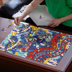 Western Bulldogs ANZAC Day Puzzle Aboriginal Dot Art Indigenous Australian Cultural